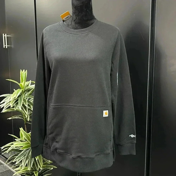 Carhartt Force Relaxed Fit,lightweight sweatshirt, stain breaker,pouch pocket - Picture 1 of 10